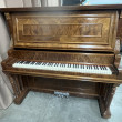 1909 RARE 4 pedal CROWN orchestral piano. Burled walnut - Upright - Studio Pianos